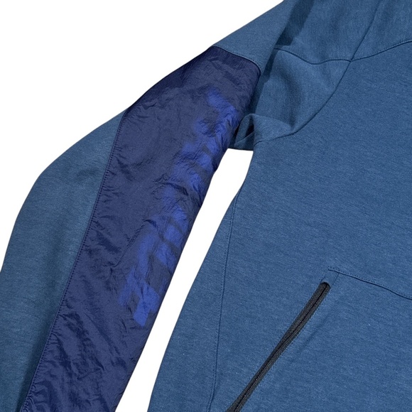 Palace Skateboards S-Layer Track Top Blue Tech Fleece Jacket Hoodie Mens Small - Picture 4 of 11